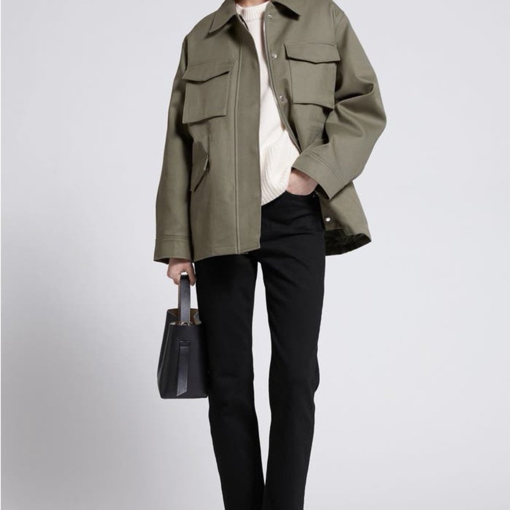 & Other Stories Oversized Drawstring Utility Jacket
